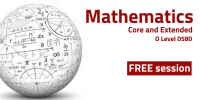 0580 Mathematics Core and Extended - Free session